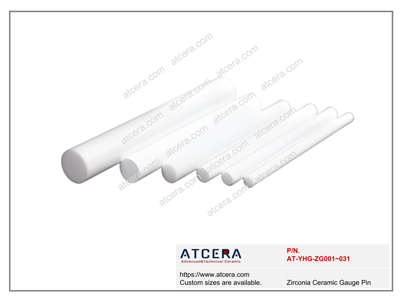 Drawing of Zirconia Ceramic Gauge Pin