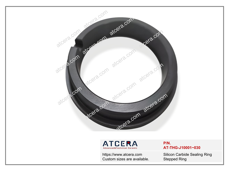 Drawing of Silicon Carbide Sealing Ring Stepped Ring