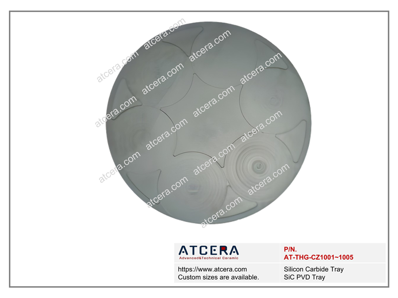 Drawing of Silicon Carbide Tray SiC PVD Tray