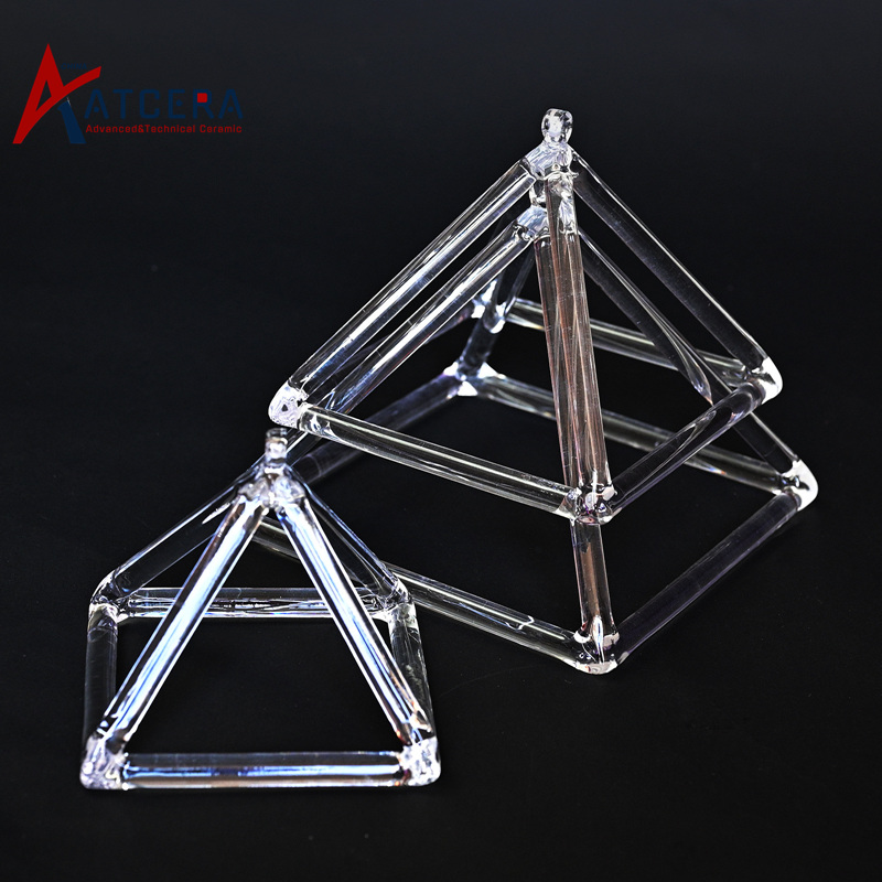 quartz glass crystal singing pyramid