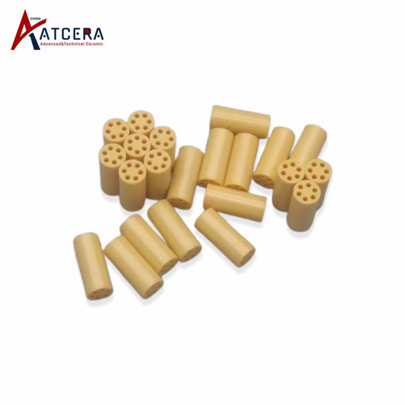 Magnesia stablized zirconia ceramic tube multi 